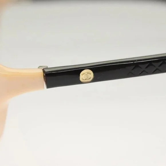 CHANEL Sunglasses plastic Beige CC Auth SW1020 - Picture 8 of 10